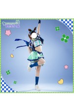 2XXT Cosplay Uma Musume Pretty Derby Matikanetannhauser Blue Turbulence Cheerleading Uniform Cosplay Costume